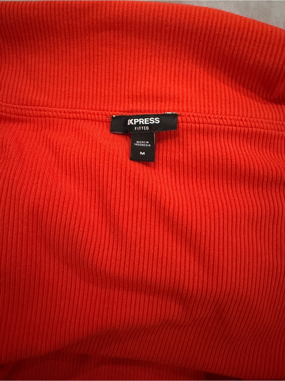 Off-Shoulder Ribbed Top - Picture 3 of 3
